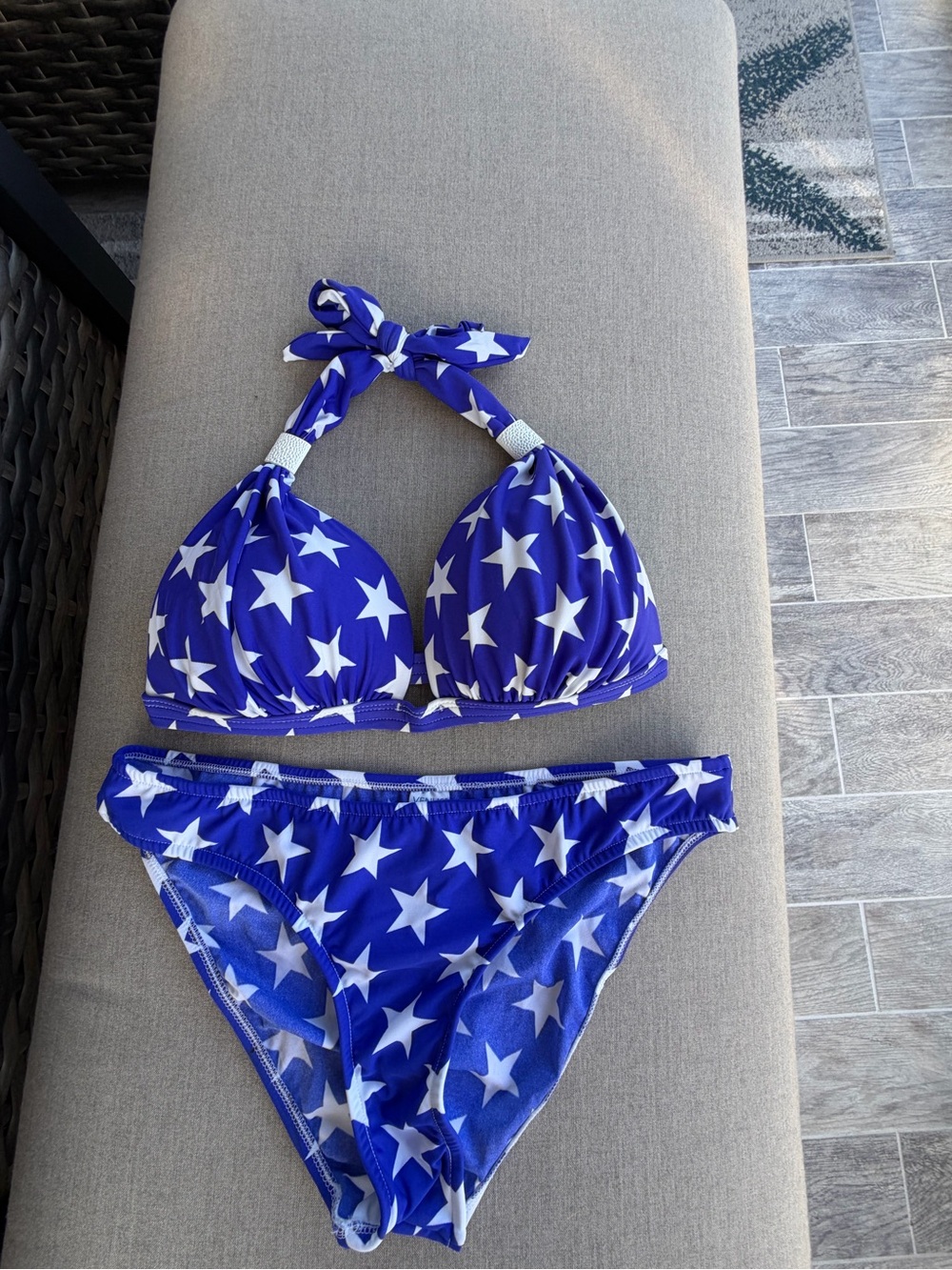 Venus Blue Star Halter Bikini Swimsuit